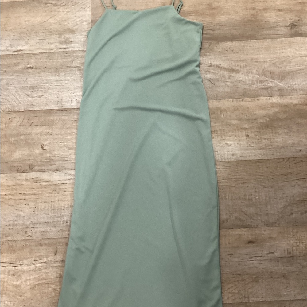 H&M Strapless Mint Green Dress